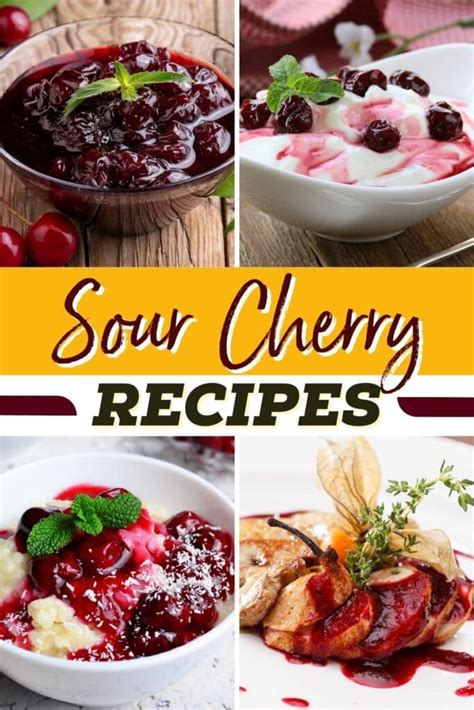 25 Sour Cherry Recipes You'll Love - Insanely Good