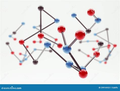 Moleculaire Structuur Stock Afbeelding Image Of Groep 29916933