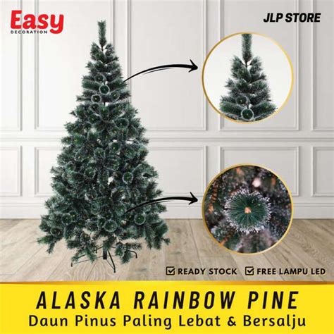 Promo Pohon Natal Mini Premium Tinggi 60Cm 2 Feet Daun Pinus Pine