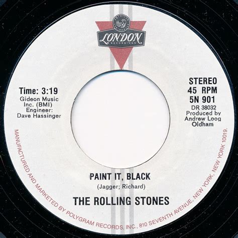 The Rolling Stones - Paint It, Black (1986, Vinyl) | Discogs