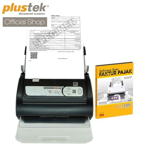 Plustek Scanner Faktur Pajak SmartOffice PS286 Plus 25 Lembar Menit