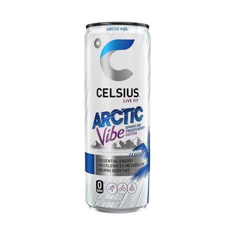 Celsius Sparkling Arctic Vibe Frozen Berry Energy Drink Fl Oz