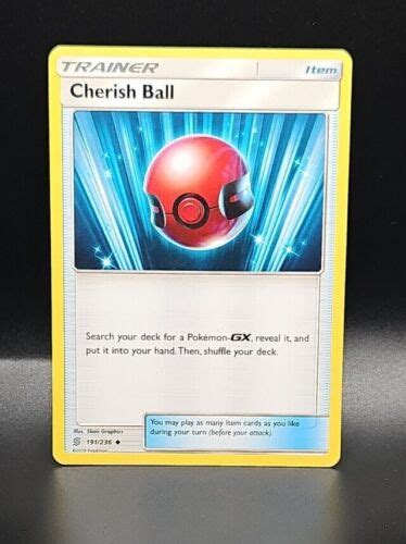 Cherish Ball Sm Unified Minds Regular Uncommon Pokemon Card Mp