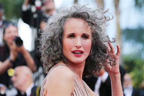 Andie Macdowell Hair