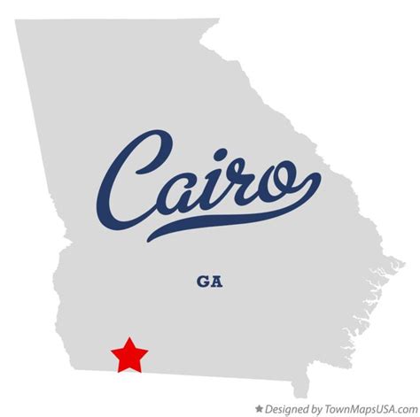 Map of Cairo, GA, Georgia