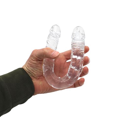 Transparenter Doppel Dildo Jules 31 53 0 4 0cm Boy Toys