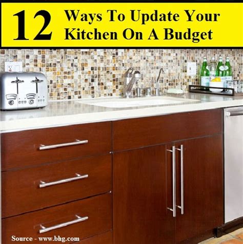 12 Ways To Update Your Kitchen On A Budget Home And Life Tips