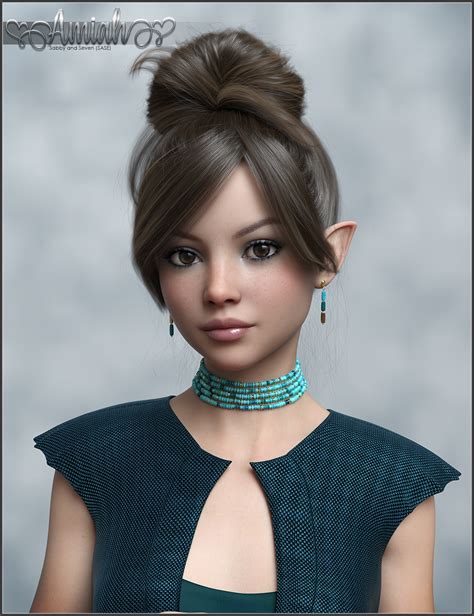 Sase Amiah For Genesis 8 3d Figure Assets Sabby