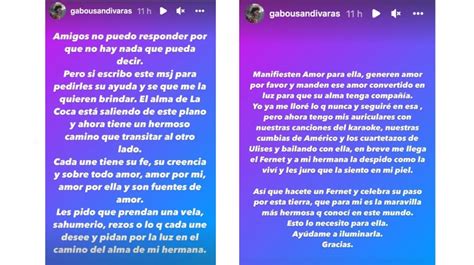 Gabo Usandivaras Y Su Inmenso Dolor Por La Muerte De Su Hermana Giselle