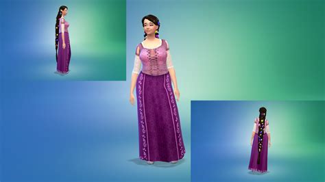 Sims 4 Cc Rapunzel Dress