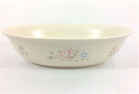 Pfaltzgraff Tea Rose Oval Serving Bowl Discontinued Etsy Vintage