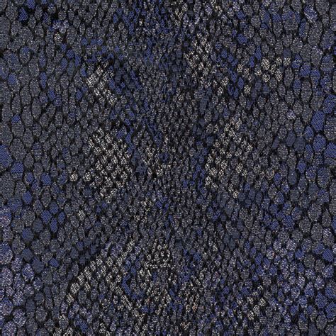 Fabric Polyester Jacquard Rt E Python Navy Pewter Richard