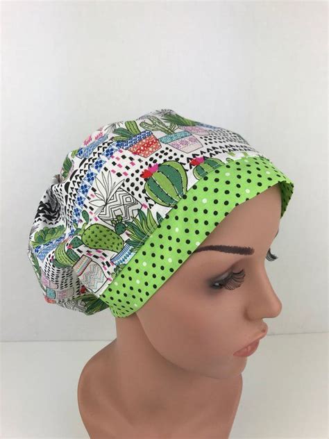 Scrub Hats For Women Surgical Scrub Cap Bouffant Yoga Sloth Etsy