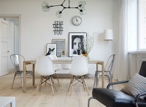 Applying Scandinavian Dining Room Designs Completed With Perfect And