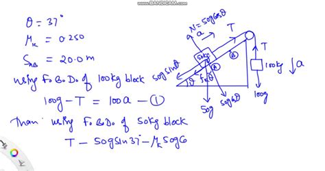 Solved A Kg Block And A Kg Block Are Connected By A String