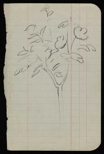 Sketch Of The Back Of A Female Nude Bernard Meninsky Tate Archive