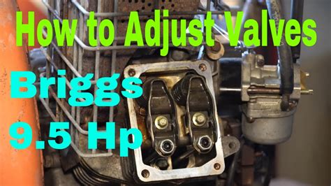 Adjusting Valves Briggs And Stratton Ohv