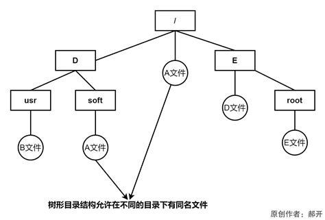 243操作系统 文件管理：树形目录结构 Csdn博客