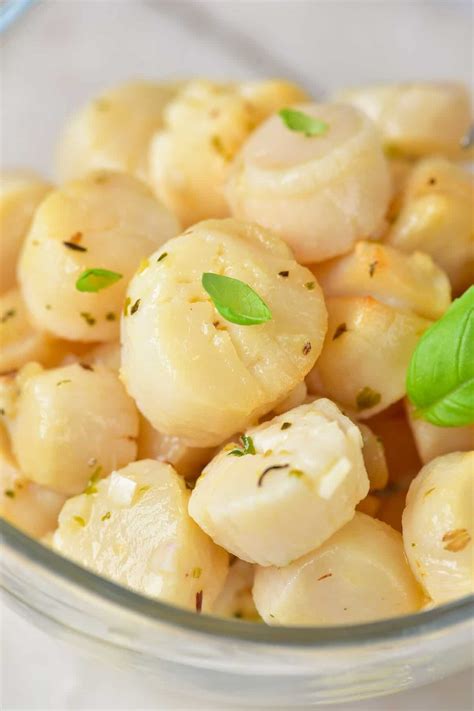 Garlic Butter Boiled Scallops Wow Easy Recipes