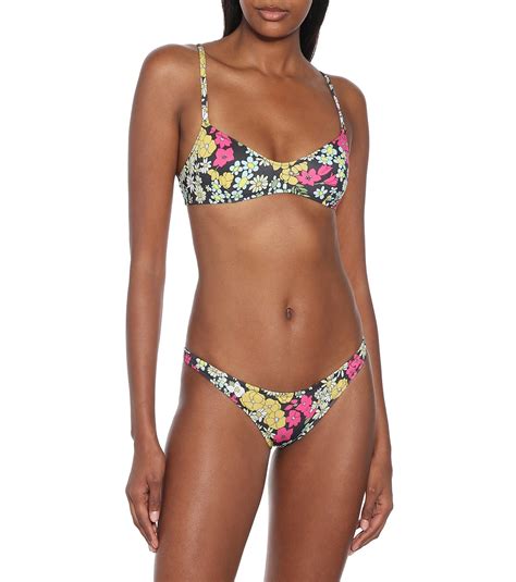 Solid Striped The Rachel Floral Bikini Bottoms Solid And Striped