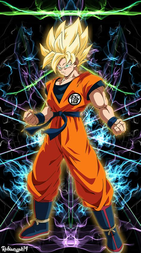 son goku ssj  rizkyrobiansyah  deviantart