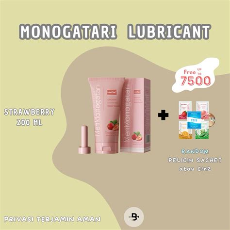 Jual Monogatari Strawberry Lubricant Ml Original Import Japan