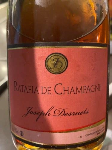 Champagne Joseph Desruets Ratafia Champenois Vivino Canada