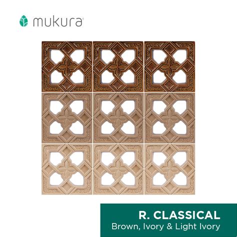 Jual Roster Keramik Mukura Classical 20 X 20 Cm Shopee Indonesia