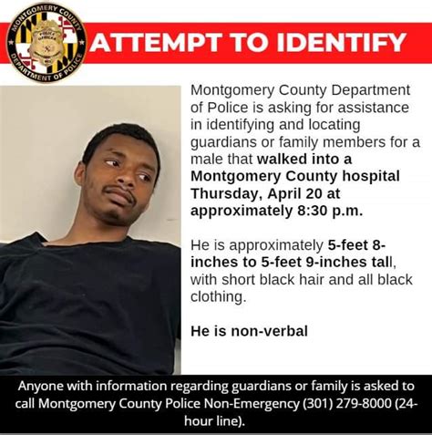 Montgomery County Department Of Police On Twitter MCPD Is Asking For