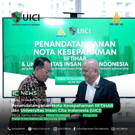 Mengenal Program International Halal Services Program Kerja Sama