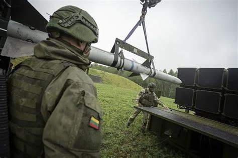 Lithuanian Air Force Trains With NASAMS Surface To Air Missile System