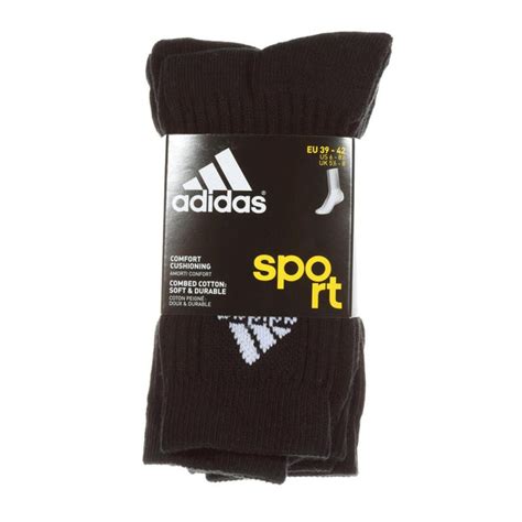 Basic High Tennis Socks Tri Pack Black Decathlon Qatar