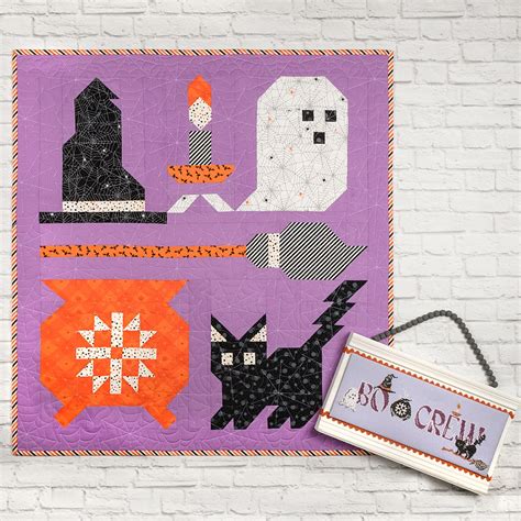 Boo Crew Finished Free Halloween Quilt And Finished Free Halloween