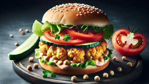 Descubre La Mejor Receta De Hamburguesa Vegana De Coliflor Y Garbanzos