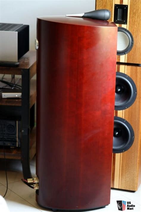 B W Nautilus Speakers Pair Used Bowers Wilkins In Dark Cherry