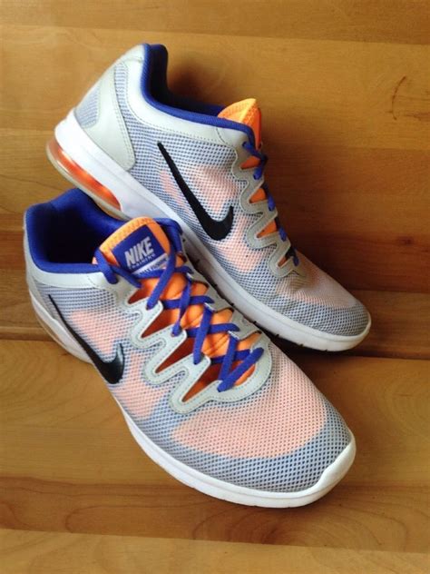 Nike Air Max Fusion White Blue Orange Sneakers Womens Shoe Size 9