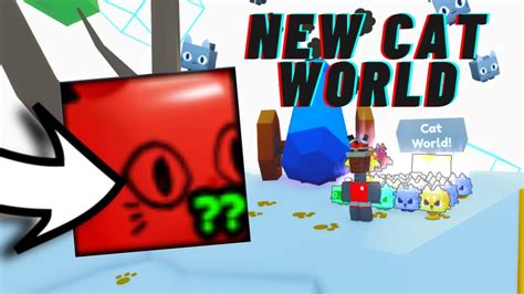 New Cat World Huge Balloon Cat Pet Simulator X Youtube