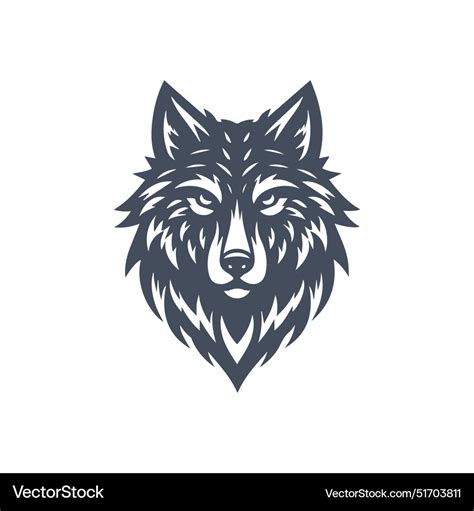 Wolf logo Royalty Free Vector Image - VectorStock