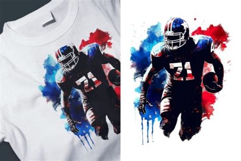 Patriotic Football Player Graphic By Shammianeybee · Creative Fabrica