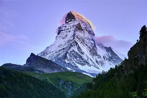 Matterhorn at sunrise. 4.478 meters. Swiss Alps. Switzerland Photograph ...