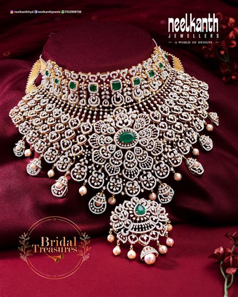 Pin By Shamili On New Bridal Diamond Jewellery Bridal Necklace