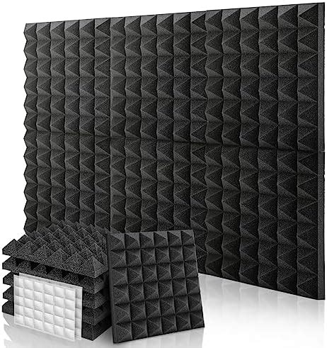 Mousse Acoustique Pyramide Avec Autocollants Pack Mousse Acoustic