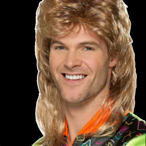 Men S Mullet Shape Wig Brown Golden Brown Wig Shop Now For Limited