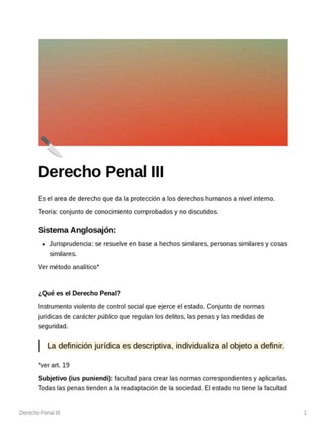 Derecho Penal Iii Pdf Derecho Penal Intención Derecho Penal