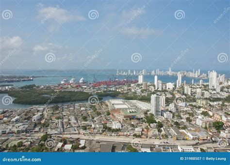 Cartagena Bay In Colombia Stock Image Image Of Colombia 31988507