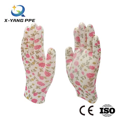 Anti Static Latex Coated Safety Working Gloves With Crinkle Good Price