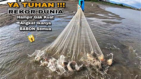 REKOR JALA IKAN DI SUNGAI TEPAT DI SEGROMBOLAN IKAN NILA BABON BESAR