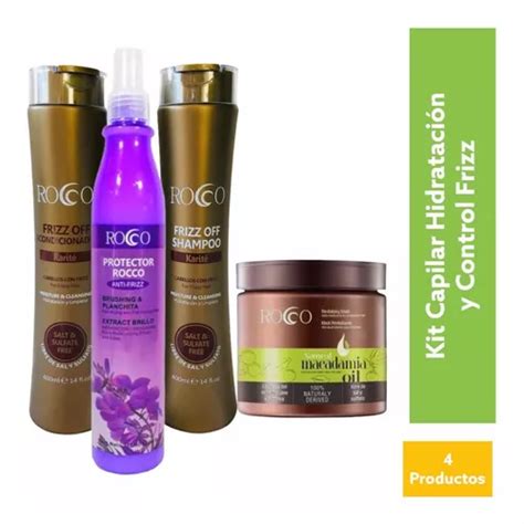 Kit Capilar Rocco Anti Frizz Protector T Rmico Cuotas Sin Inter S