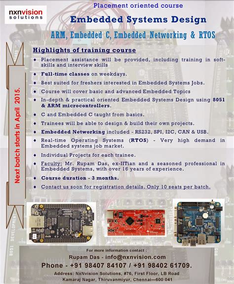 Notes On Embedded Systems Placement Oriented Embedded System Design