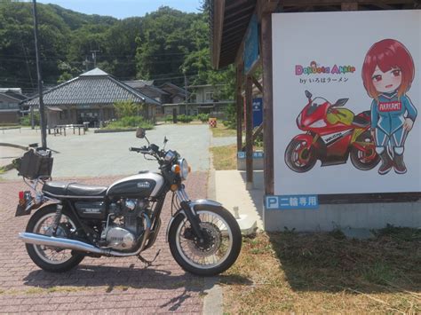 黒島大領祭へ 往路（道の駅赤神） 万年na バイク日記